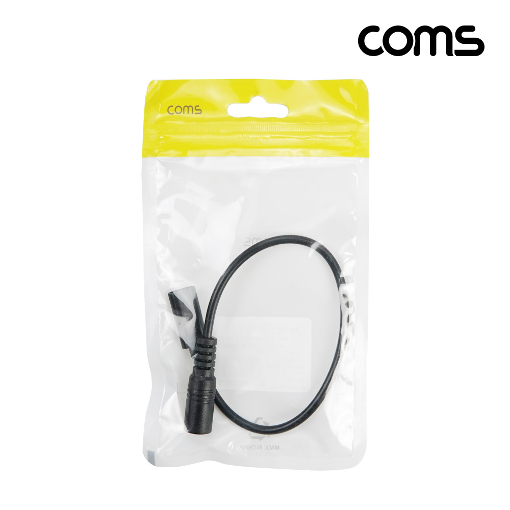Coms USB Type C PD 노트북 전원 변환 충전 케이블 20cm DC 외경 5.5 내경 2.1 C타입
