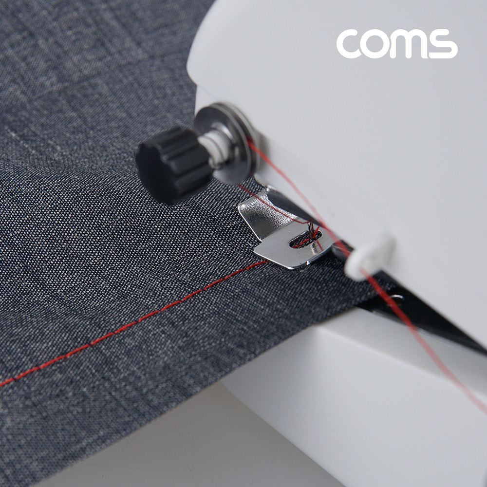 Coms 미니 핸드 미싱기 재봉틀 옷 수선