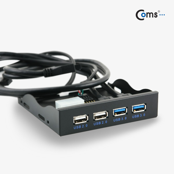 Coms USB 포트 3.0 전면 가이드(4Port) 50cm (3.5형)