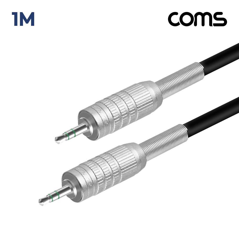 Coms 카나레 L-2T2S 뉴트릭 스테레오 3.5mm 마이크 제작용 케이블 1M