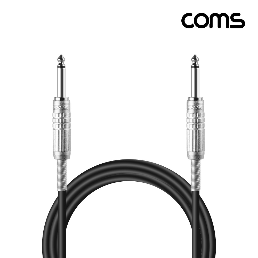 Coms 카나레 L-2T2S 뉴트릭 모노 6.3mm 마이크 제작용 케이블 3M