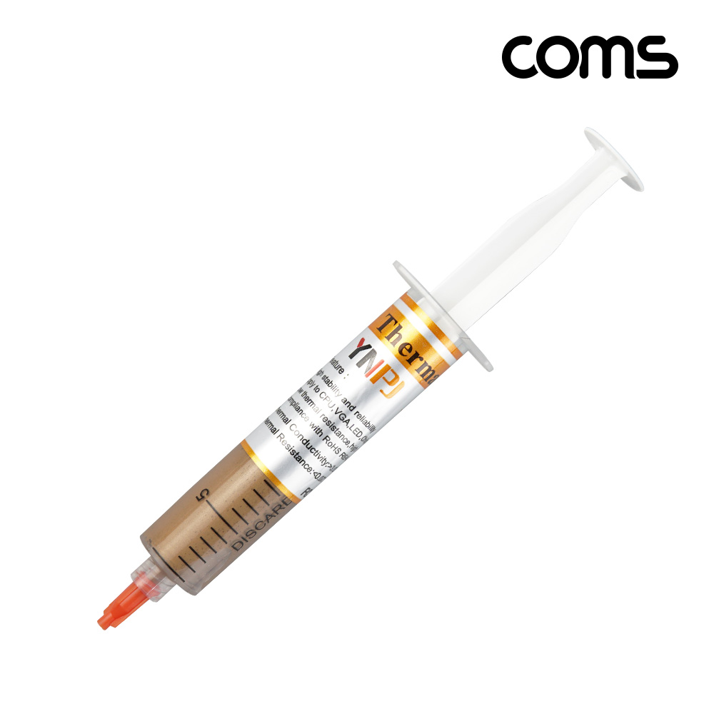 Coms 쿨러 구리스 10ml 주사기형 써멀 CPU GPU 컴파운드