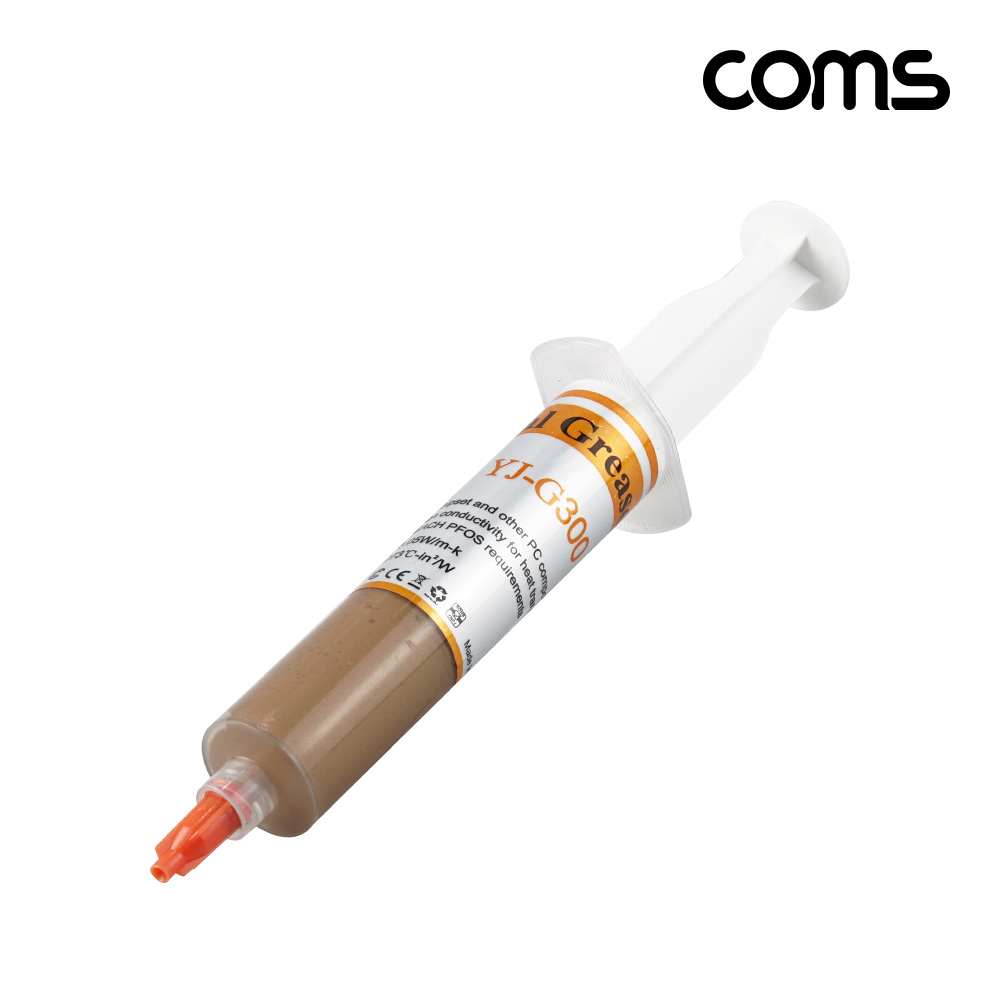 Coms 쿨러 구리스 10ml 주사기형 써멀 CPU GPU 컴파운드