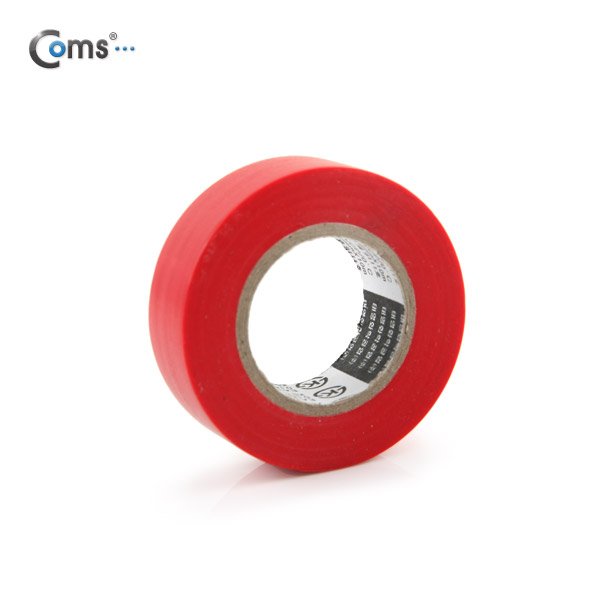 Coms 전기테이프(태영)빨강 19mm*10M (k)