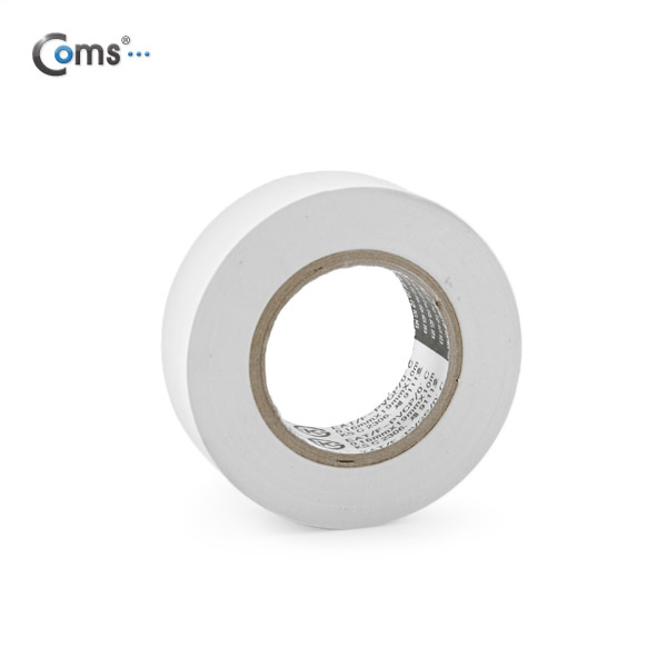 Coms 전기테이프(태영)흰색 19mm*10M (k)