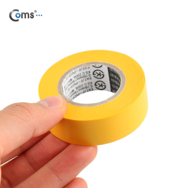 Coms 전기테이프(태영)노랑 19mm*10M (k)
