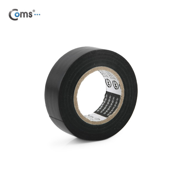Coms 전기테이프(태영) 검정 19mm*10M (k)