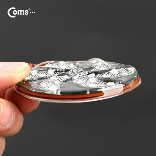 Coms LED 슬림형(원형/2Set), DC전원/65mm (이륜/자동차 설치)