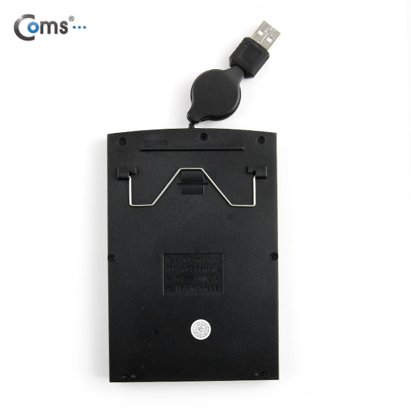 Coms 키패드 (USB 자동감김) 19 key, Black