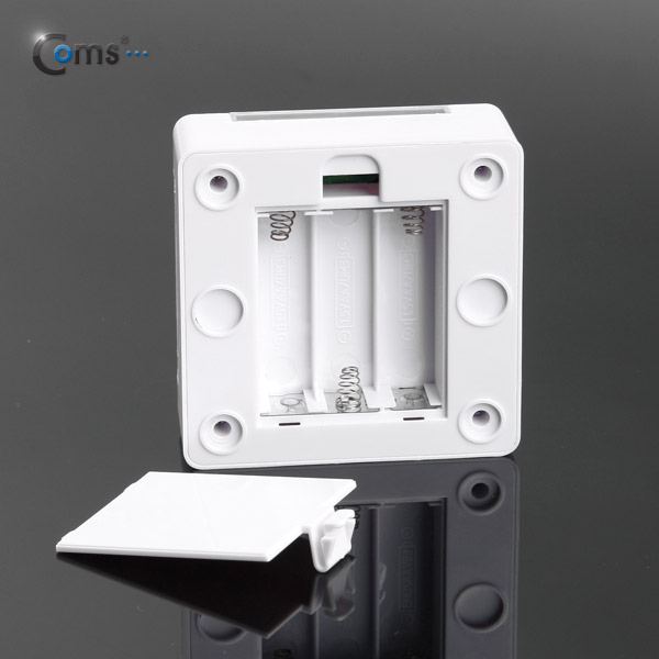 Coms 램프(센서등 감지형)12LED 자석내장,White,수동/자동 점등선택스위치 AA*3