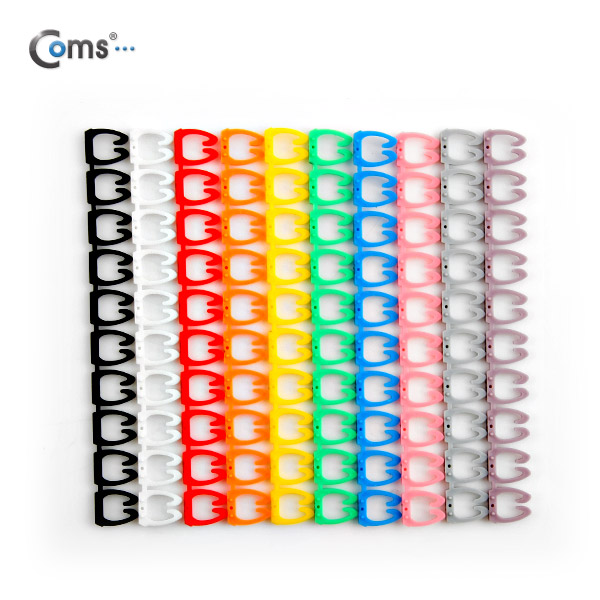 Coms 케이블 마크 (숫자), 0~9 / 10Set / 6mm