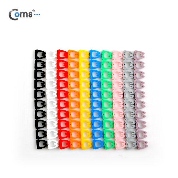 Coms 케이블 마크 (숫자), 0~9 / 10Set / 4mm