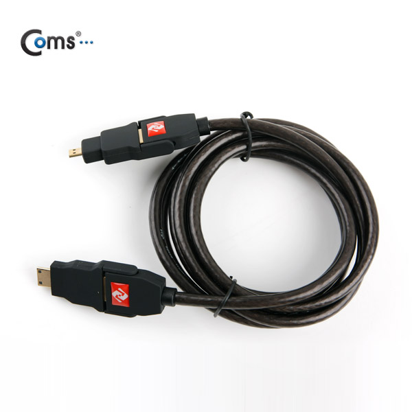 Coms 4in1 HDMI 케이블(컨넥터 탈착형) Micro HDMI/Mini HDMI