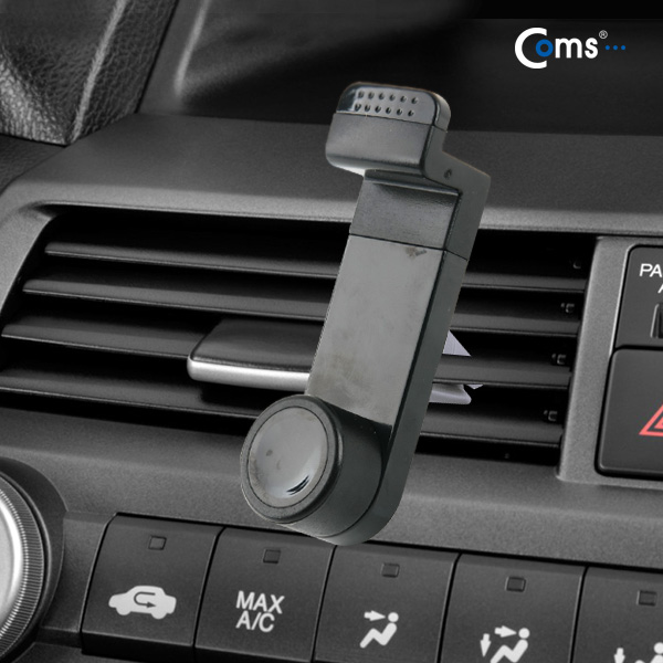 Coms 차량용 거치대, 에어컨설치, BLACK