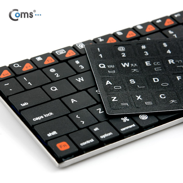 Coms 키보드 스티커(한글), Black