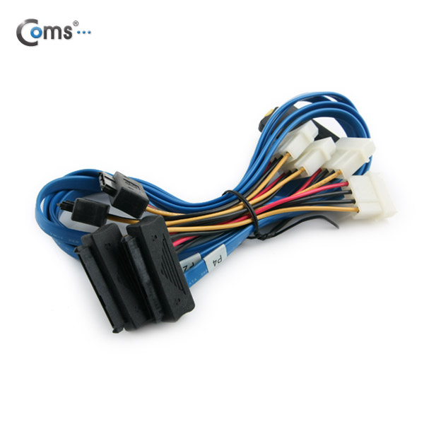 Coms SAS(SFF-8484/SATA) 케이블 50cm, 내장형/전원콤보