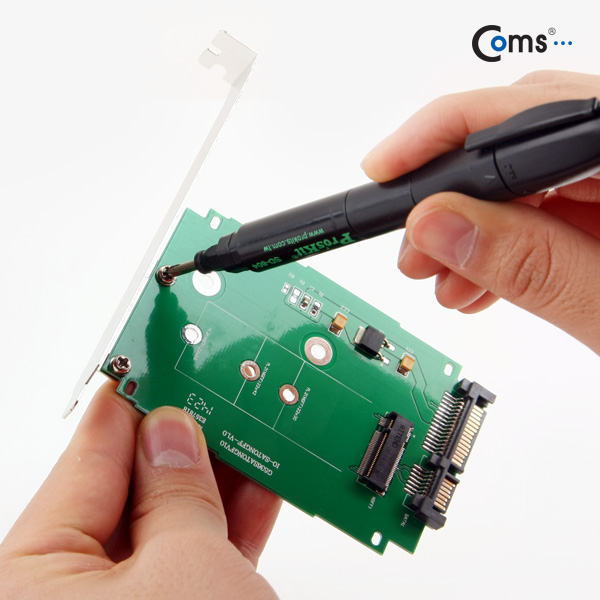 Coms SATA 컨버터(SSD 변환용), NGFF(M.2)SSD to SATA3, 브라켓