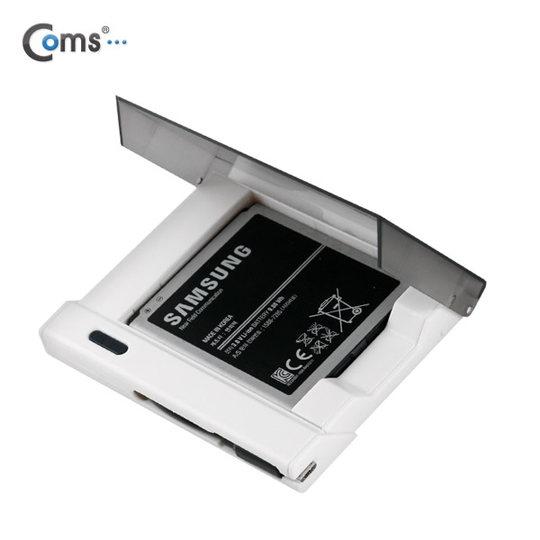 Coms 스마트폰 배터리 비상 충전기(갤S4용/White)