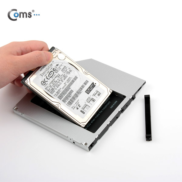 Coms  노트북용 멀티부스트 9.5mm SATAIII, 2.5인치 HDD/SSD 연결