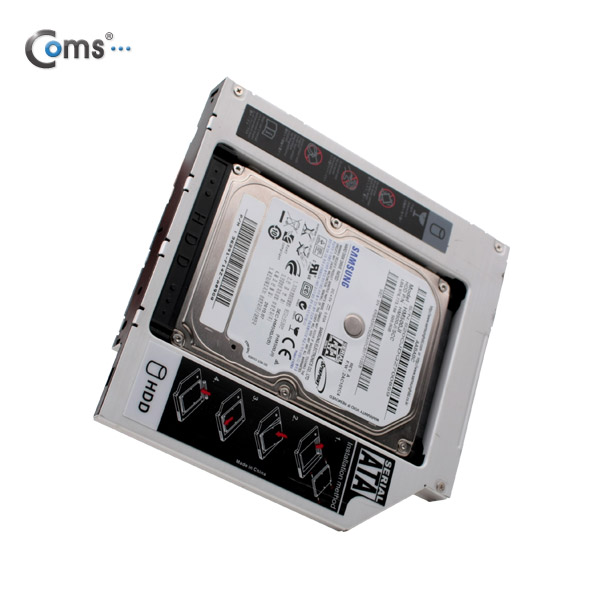 Coms 노트북용 멀티부스트 12.5mm SATAIII, 2.5형 HDD/SSD 연결