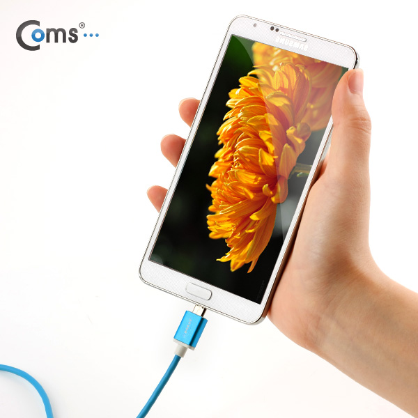 Coms 스마트폰MHL케이블, 삼성전용11핀용1.2M(갤럭시S3/S4/S5/노트2/3호환)