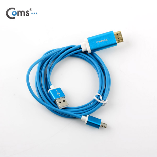Coms 스마트폰MHL케이블, 삼성전용11핀용1.2M(갤럭시S3/S4/S5/노트2/3호환)