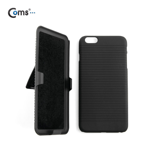 Coms 스마트폰 케이스(집게 거치형/보호케이스), iOS 스마트폰 6 Plus용
