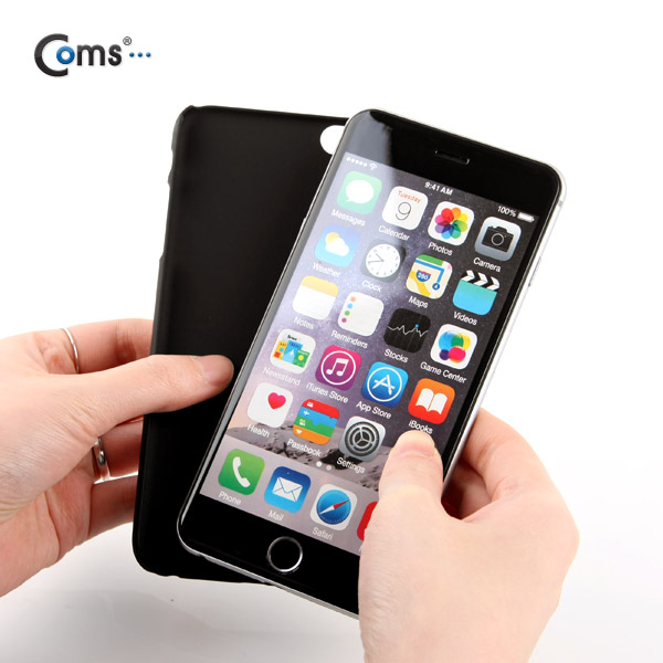 Coms 스마트폰 케이스(집게 거치형/보호케이스), iOS 스마트폰 6 Plus용