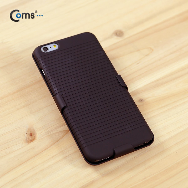 Coms 스마트폰 케이스(집게 거치형/보호케이스), iOS 스마트폰 6 Plus용