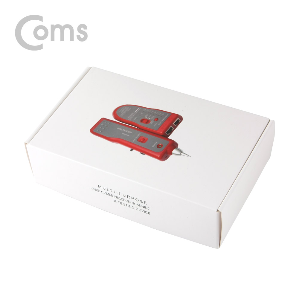 Coms 테스터기(케이블 탐지용), Red/전원, 각종통신용