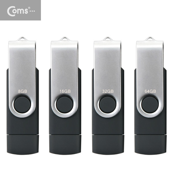 Coms 스마트폰 OTG 메모리 16G, Micro 5P/USB 겸용