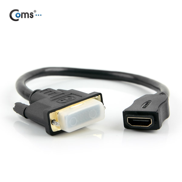 Coms HDMI 젠더(HDMI F/DVI M), Black