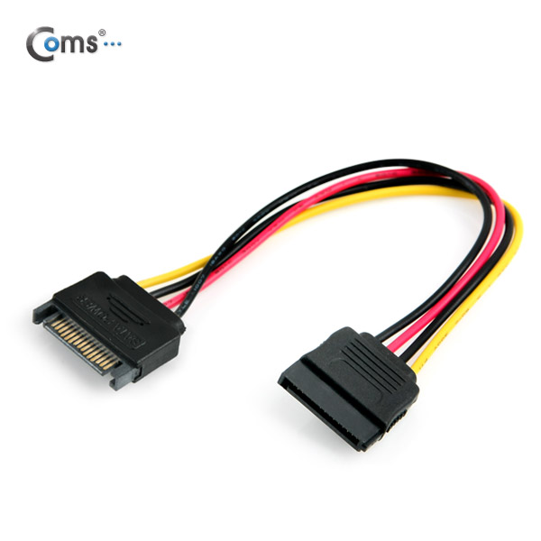Coms SATA 전원 케이블, -자/연장(SATA 15P 연장, -자)