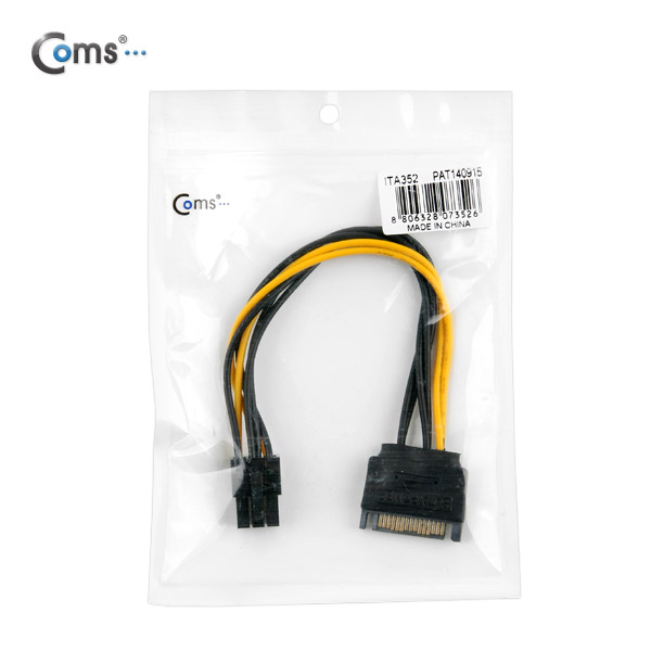 Coms SATA 전원 케이블(SATA PCB to VGA 6P)
