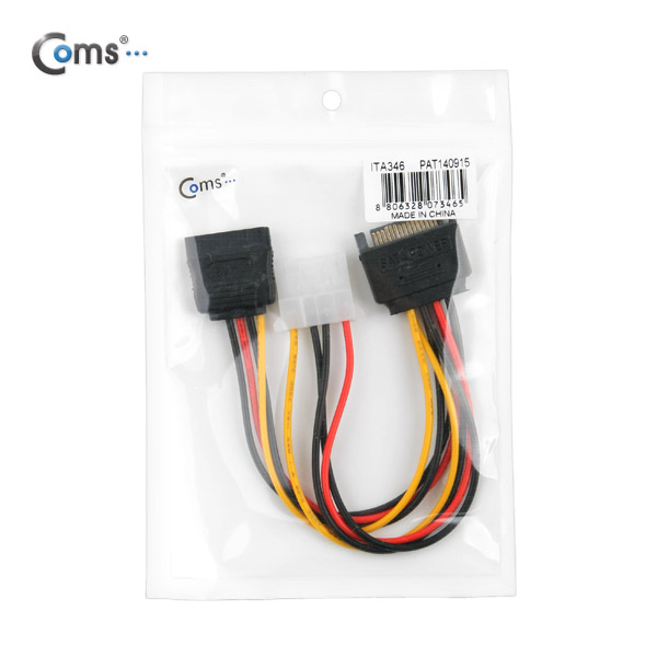 Coms SATA 전원 케이블(SATA 15P/ IDE + SATA)