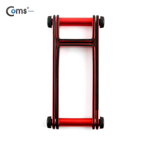 Coms 스마트폰 거치대(접이식 스탠드) Red