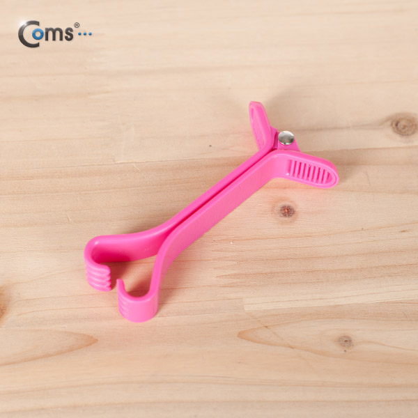 Coms 스마트폰 스탠드(집게형) Red