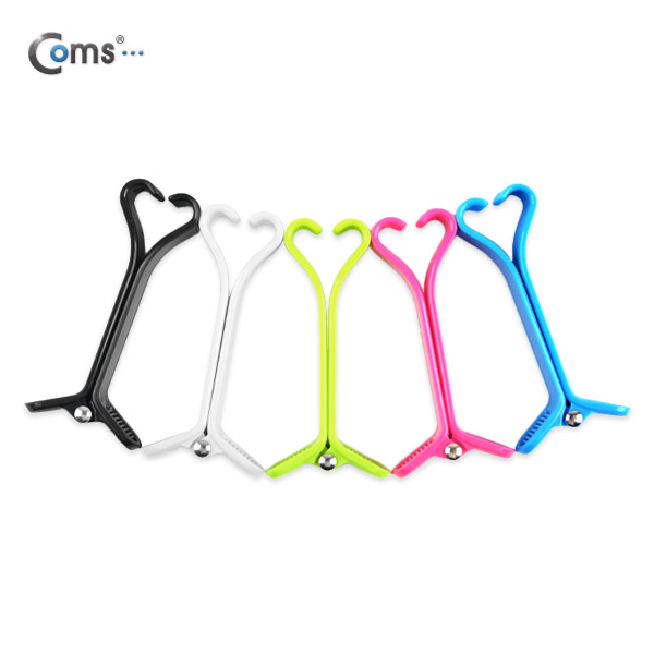 Coms 스마트폰 스탠드(집게형) Green