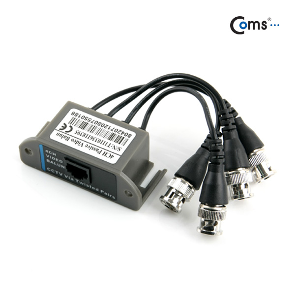 Coms BNC 리피터(Balun), CCTV 신호연장, BNC to RJ45