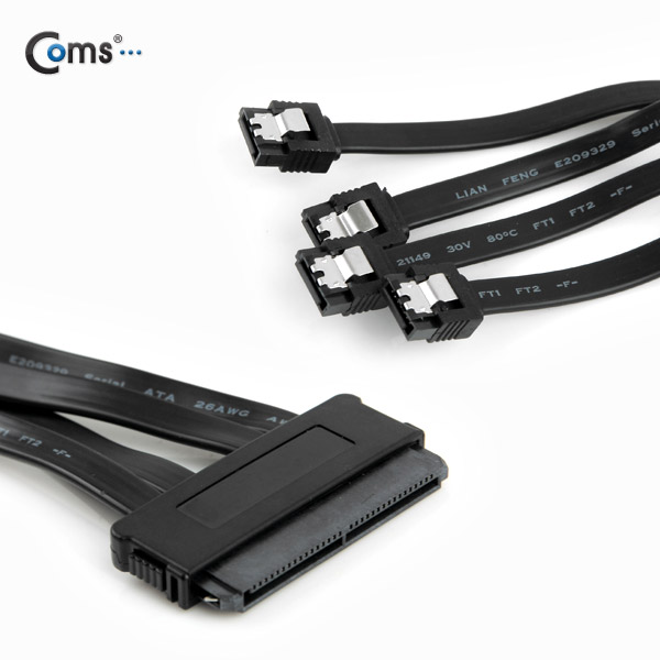 Coms SAS 32P (SFF-8484/SATA x4) 케이블 50cm, 내장형