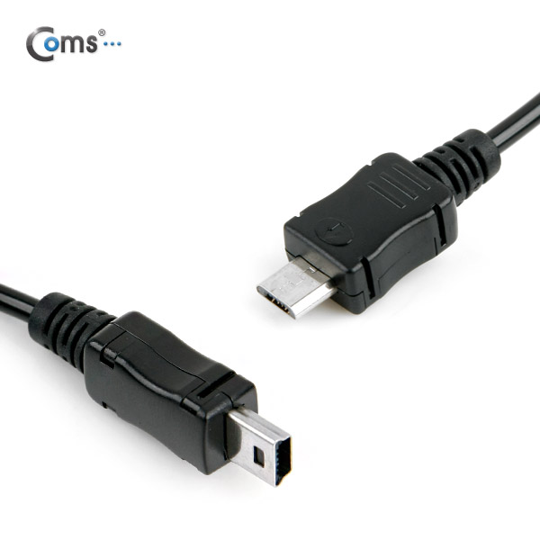 Coms Micro USB/Mini USB 케이블(스프링)