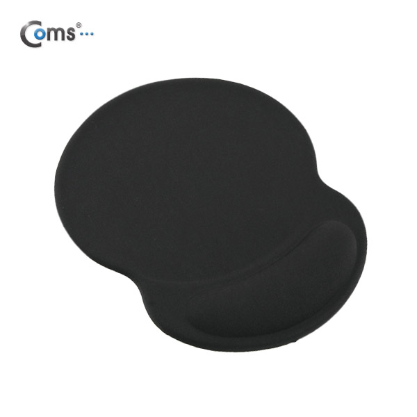 Coms 마우스 패드 (손목보호형), Black