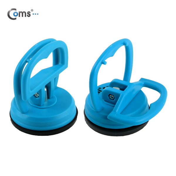 Coms 흡착기(진공흡착판), 유리흡착기/소형/청색