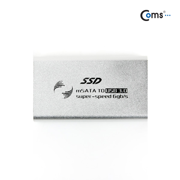 Coms USB 3.0 외장 케이스(mSATA 50mm), Silver