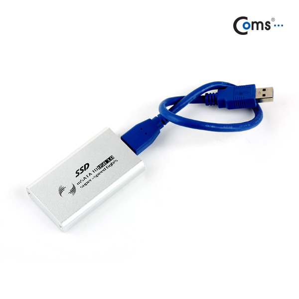 Coms USB 3.0 외장 케이스(mSATA 50mm), Silver