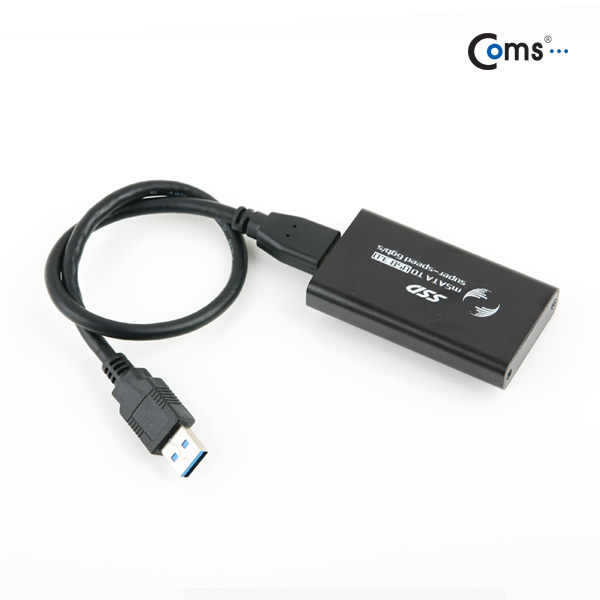 Coms USB 3.0 외장 케이스(mSATA 50mm), Black