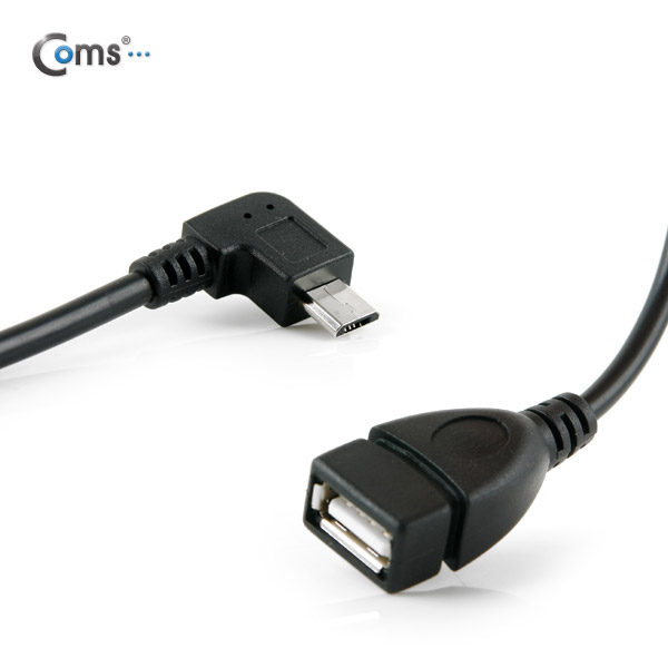 Coms USB 젠더- Micro B(M)/USB A(F), 10cm
