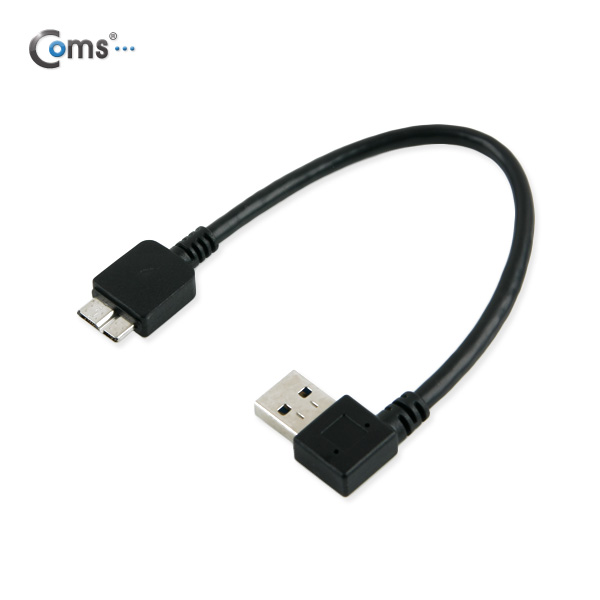 Coms USB 3.0 젠더 꺾임(꺽임) (USB/Micro USB B), 10cm