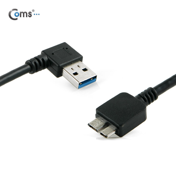 Coms USB 3.0 젠더 꺾임(꺽임) (USB/Micro USB B), 10cm