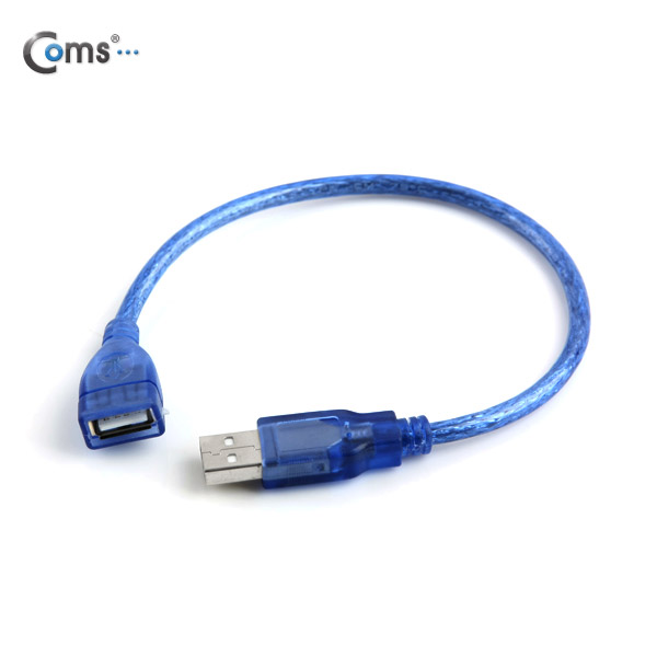 Coms USB 2.0 케이블(Short/연장), 30cm/투명